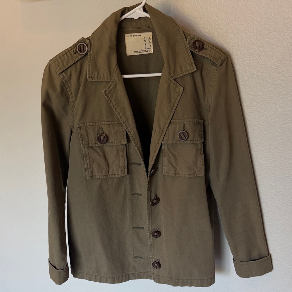 Life in Progress Military style Jacket